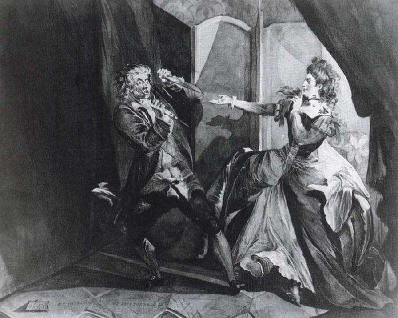  David Garrick and Hannah Pritchard as Macbeth and Lady Macbeth after the Murder of Duncan